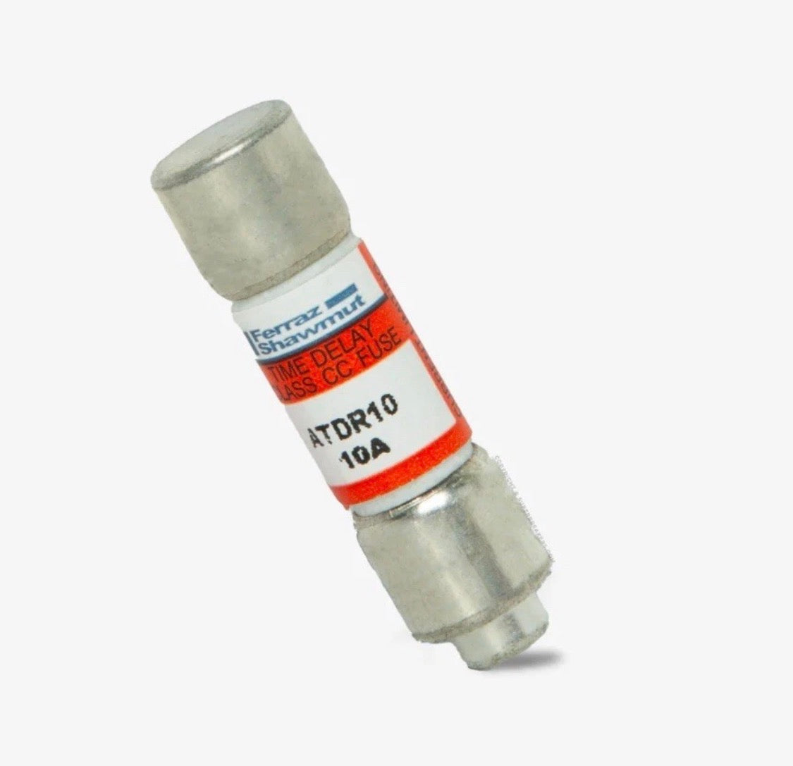 10PCS FERRAZ ATQR10 10A 600V Time-Delay Fuse ATQR-10 USA Fast Delivery