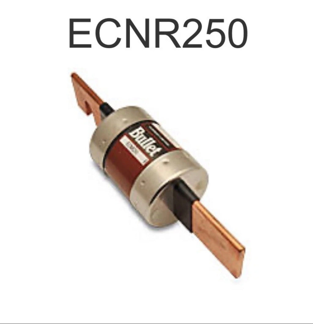 BUSSMANN ECNR250  UL CLASS RK-5 TIME DELAY Pack of 3 Pcs Never Used Old Stock