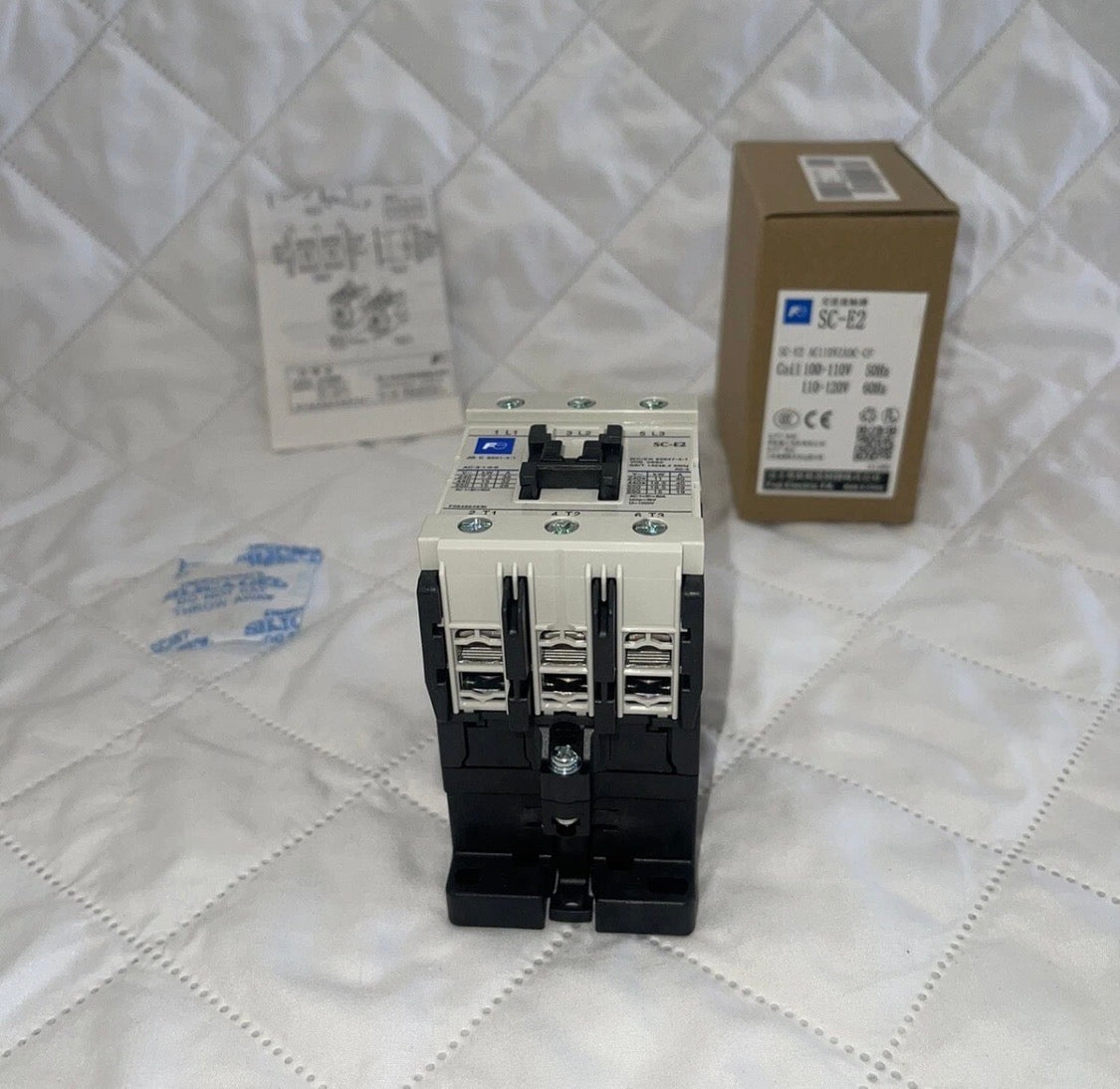 FUJI ELECTRIC SC-E2 AC120 Coil  50/60hz SC-E2 Contactor SCE2 AC110VZADC-CF