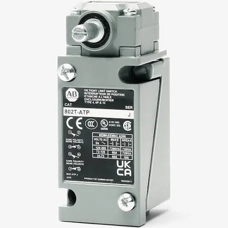 ALLEN BRADLEY 802T-AP J LIMIT SWITCH SER J 802TAPJ OILTIGHT 4 Circuits 802T