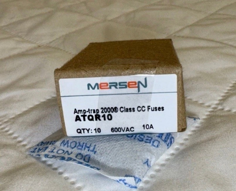 10PCS FERRAZ ATQR10 10A 600V Time-Delay Fuse ATQR-10 USA Fast Delivery
