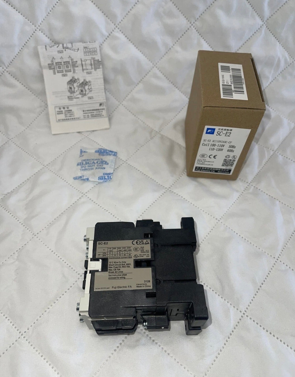 FUJI ELECTRIC SC-E2 AC120 Coil  50/60hz SC-E2 Contactor SCE2 AC110VZADC-CF