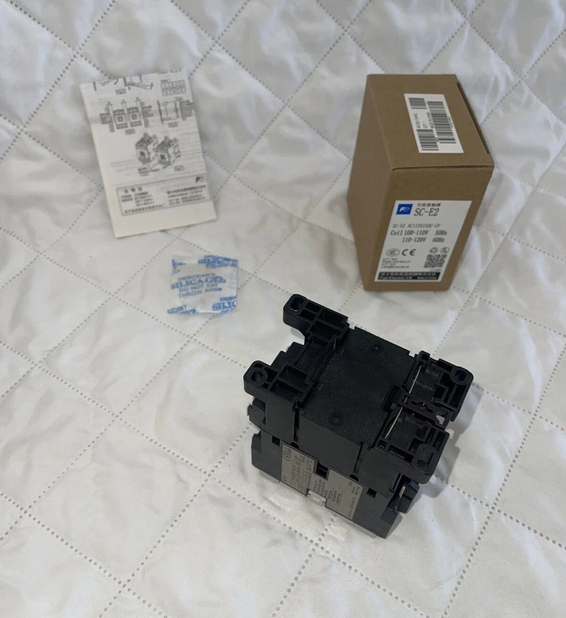 FUJI ELECTRIC SC-E2 AC120 Coil  50/60hz SC-E2 Contactor SCE2 AC110VZADC-CF
