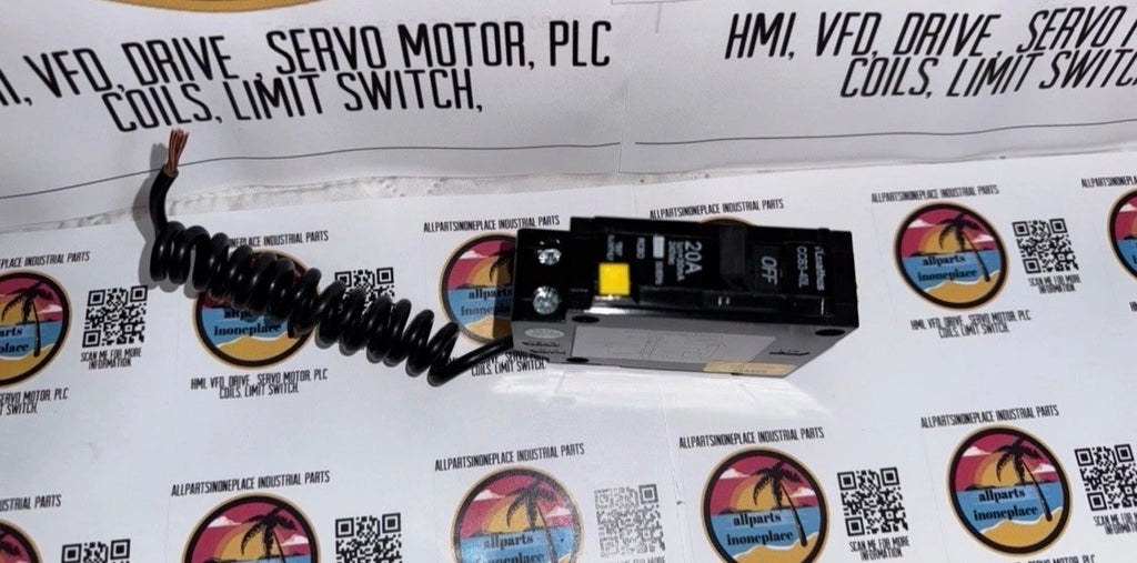 TLmathus 20 Amp CIRCUIT BREAKER 1 Pole 120 Volts CCB3-40L Arc Fault Breaker