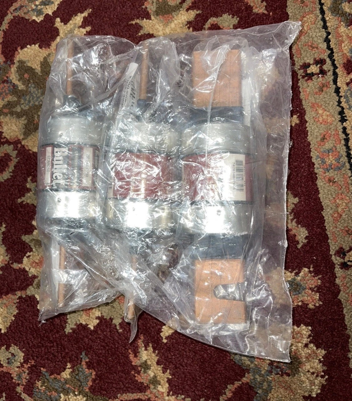 BUSSMANN ECNR250  UL CLASS RK-5 TIME DELAY Pack of 3 Pcs Never Used Old Stock