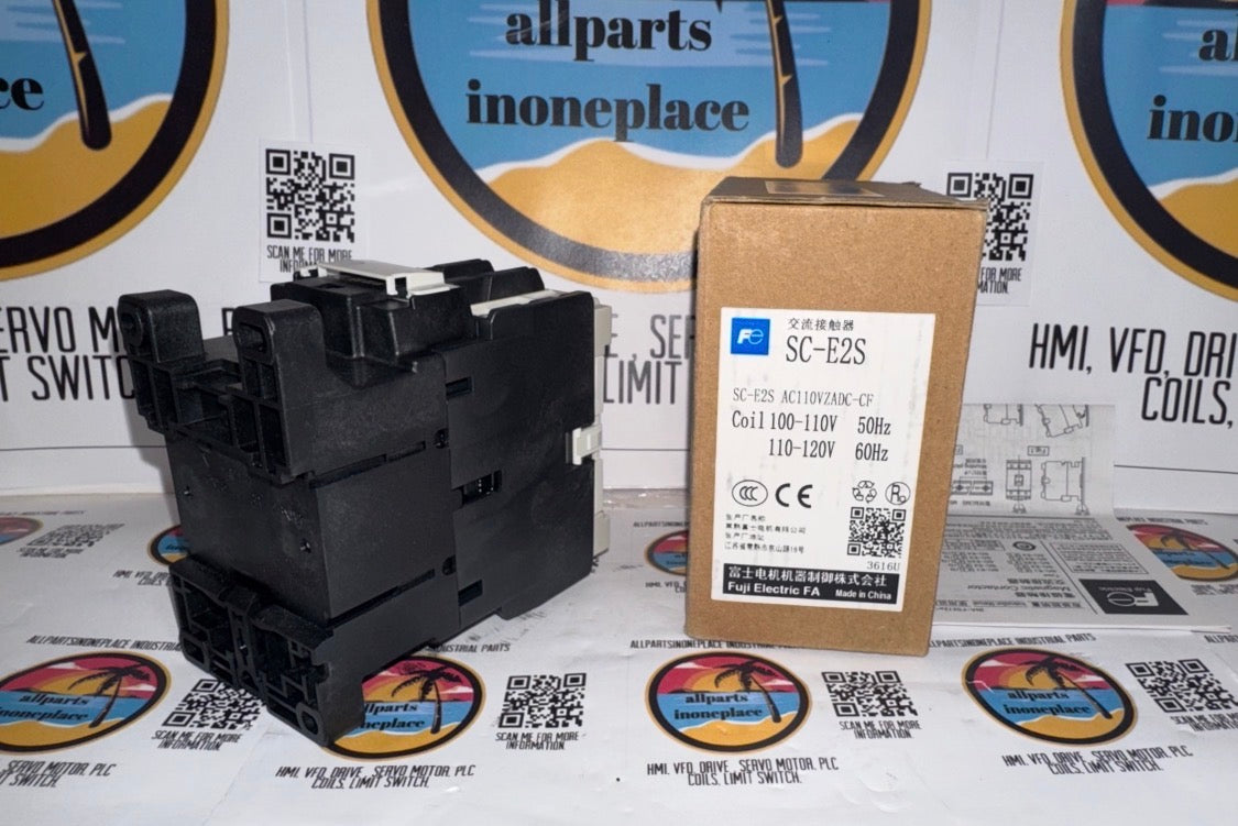 Fuji Electric SC-E2S Magnetic Contactor SC-E2S AC110VZADC-CF COIL 100/120 Volts
