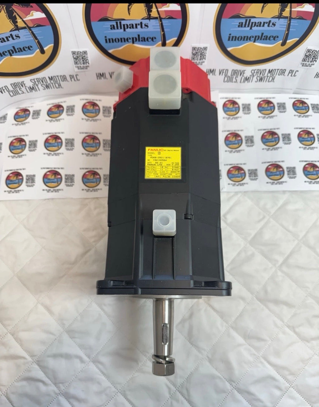 Fanuc Ac Servo Motor A06B-0501-B751 Pulse Coder 144V 2000Rpm