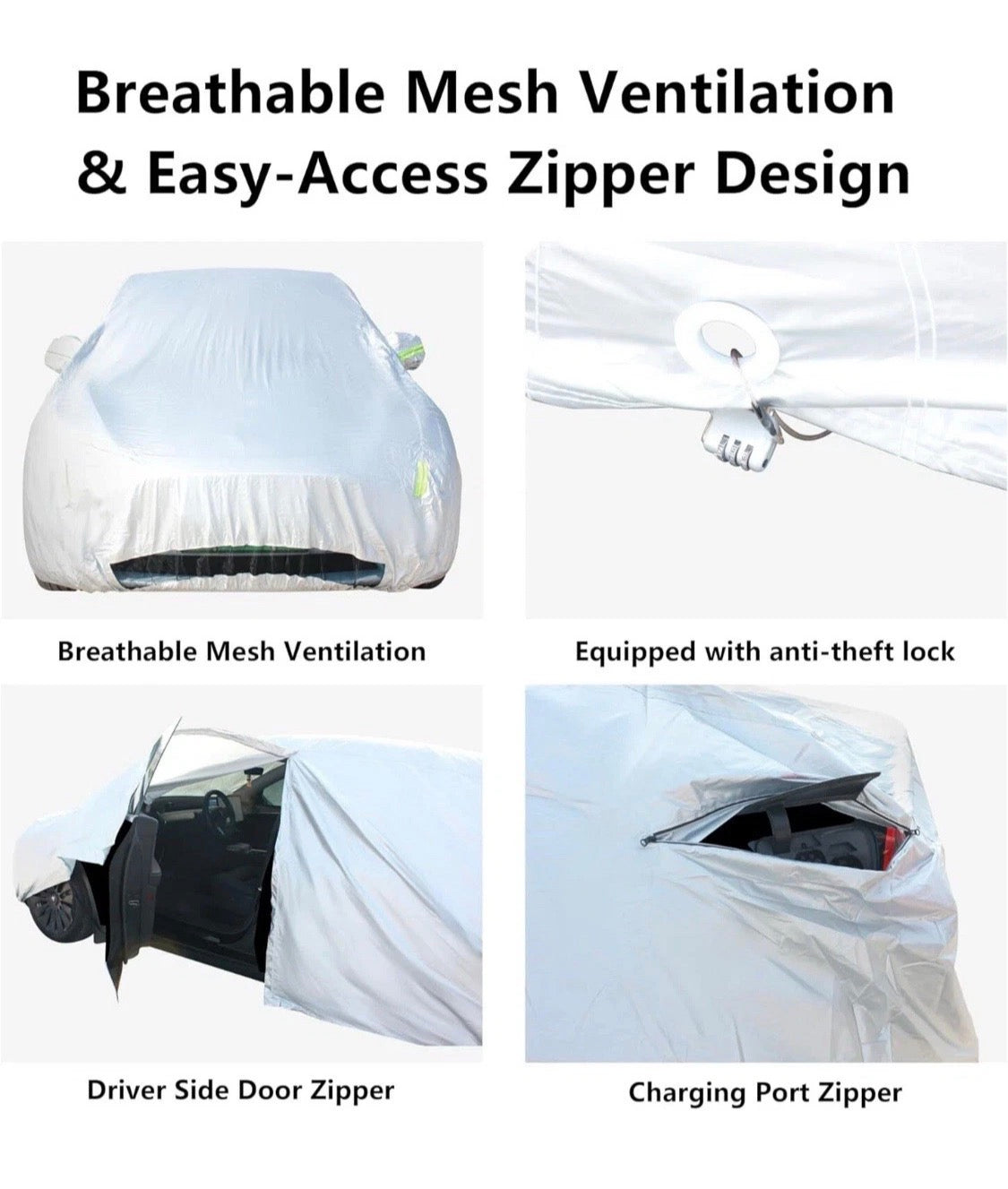 Car Cover for Tesla Model Y - Custom Fit Vehicle Custom Fit Tesla Model Y And S