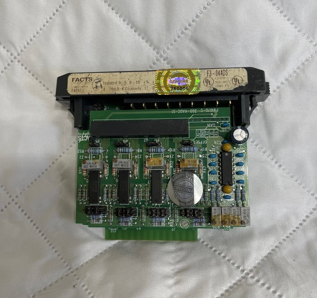 AUTOMATION DIRECT F3-04ADS DirectLOGIC DL305 analog input module 4-channel