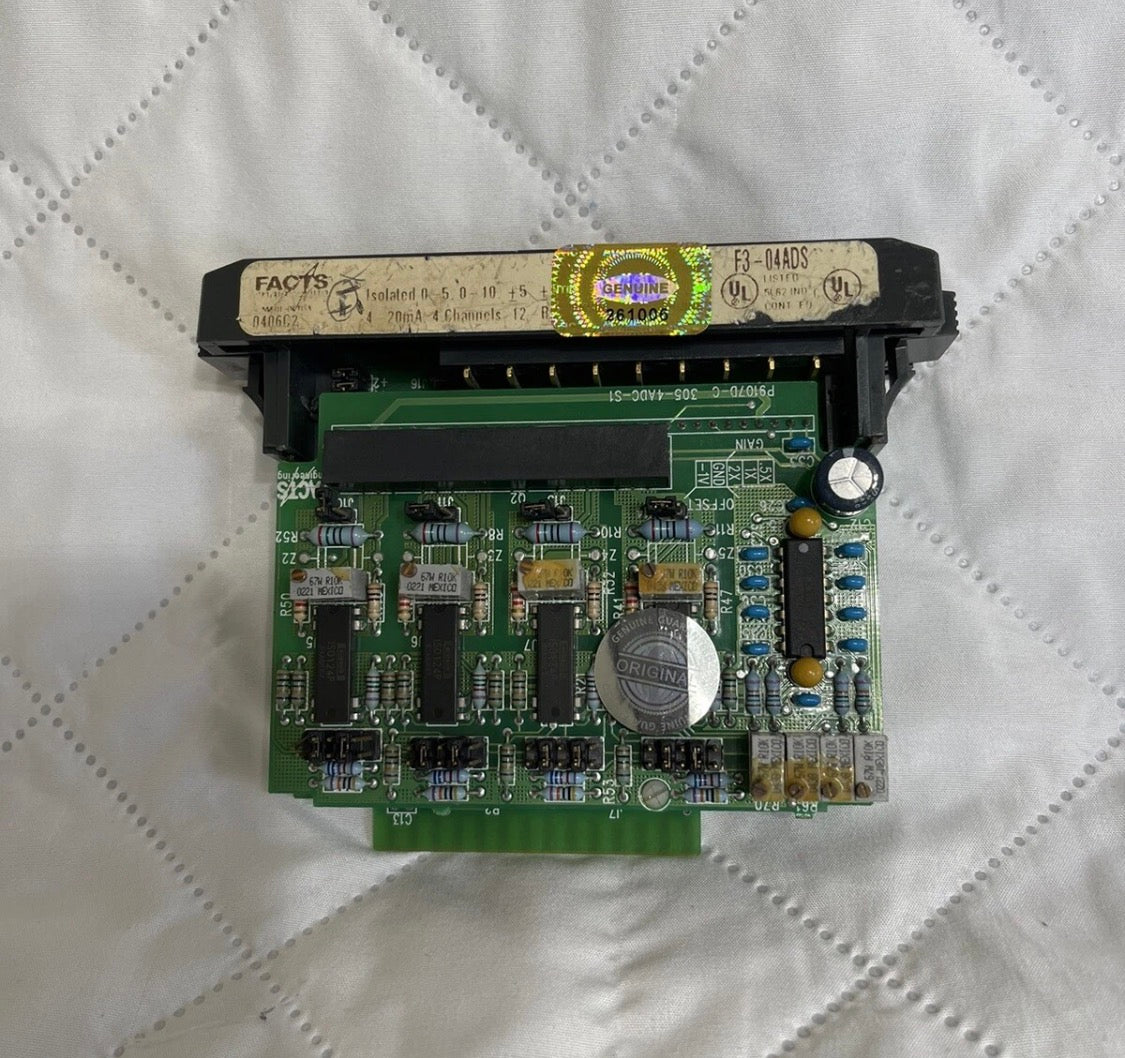 AUTOMATION DIRECT F3-04ADS DirectLOGIC DL305 analog input module 4-channel