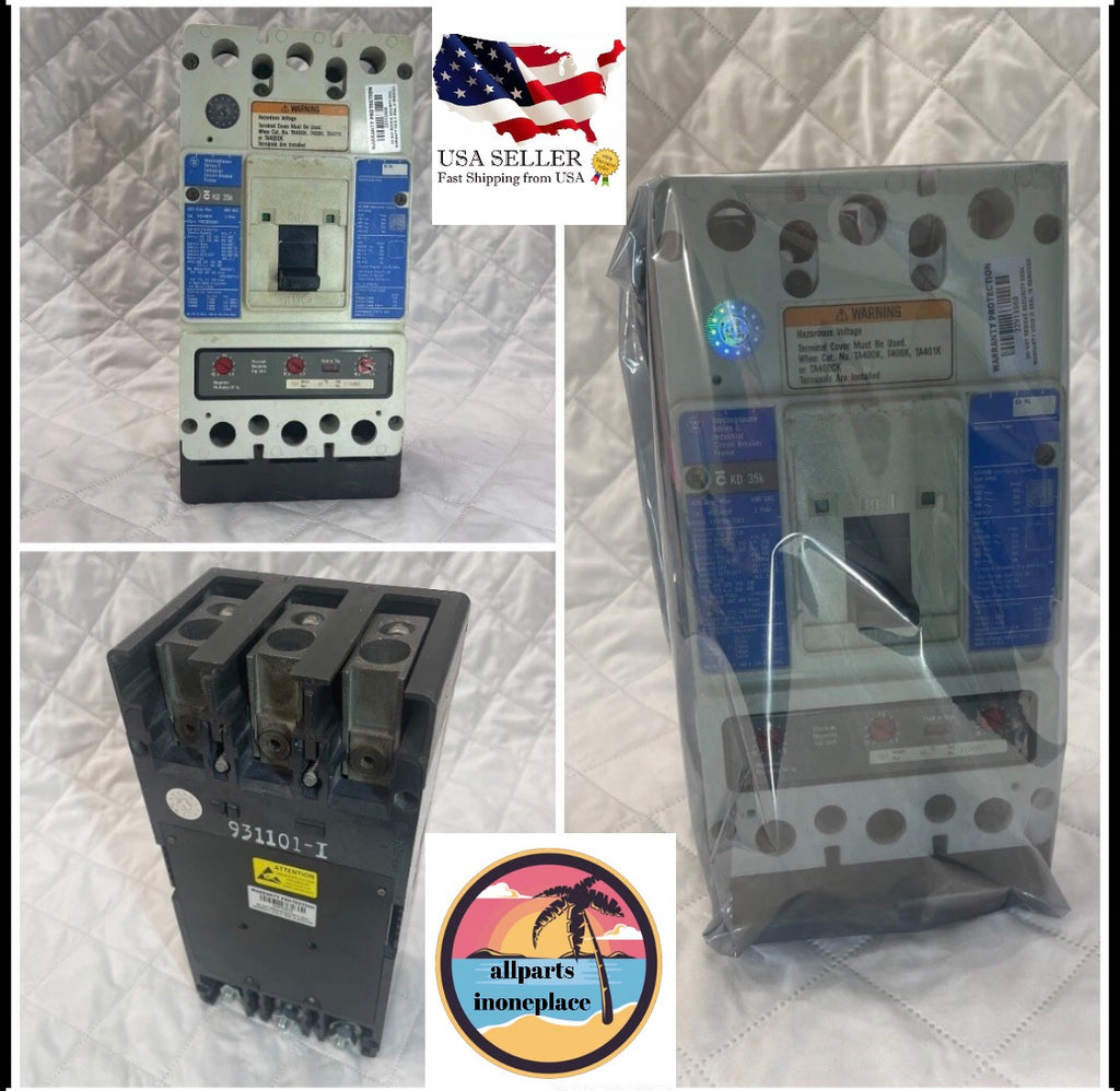 HKD3400F Cutler Hammer Circuit Breaker with KT3400T Trip Unit Priority Mail