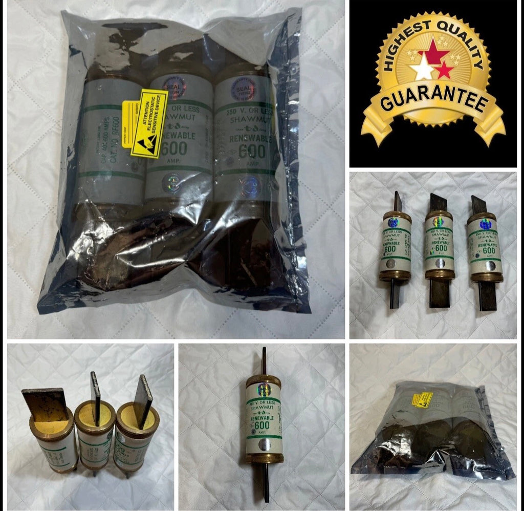 Ferraz Shawmut RF600 600 Amps 90-250 Volts Renewable Fuse CAP. 401-600