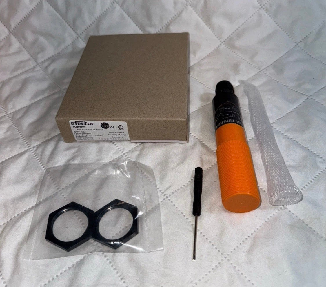 IFM KI0205 PROXIMITY SWITCH SENSOR EFECTOR KIE2015-FBOA/NI RT CAPACITIVE 15MM