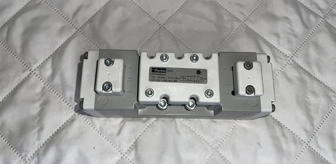 PARKER Single SOLENOID Pring AIR RET 2 POS H2EWXBBL53D 120V 145 Psi