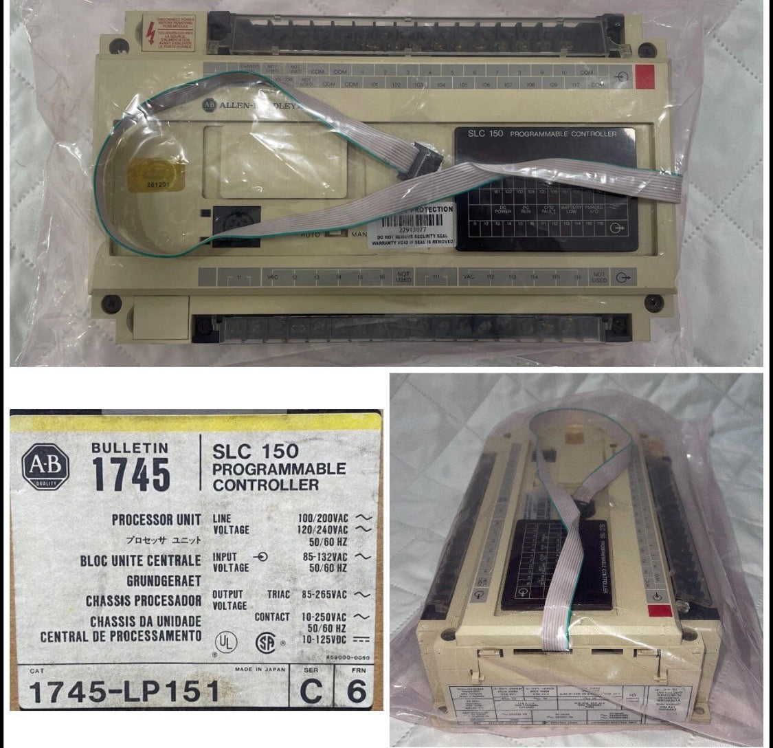 Allen Bradley 1745-LP151 C FRN 6  Programmable Control PROCESSOR SLC 150