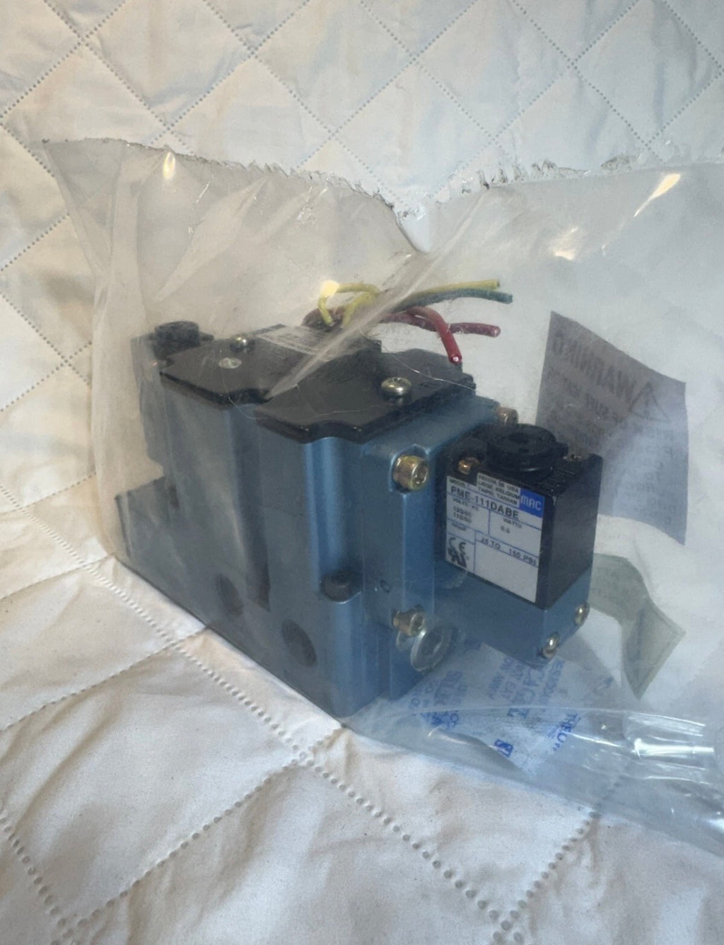 MAC VALVES INC. 6521B-111-PM-111DA VALVE NEUMÁTICS PME-111DABE 120V 6.8 Watts