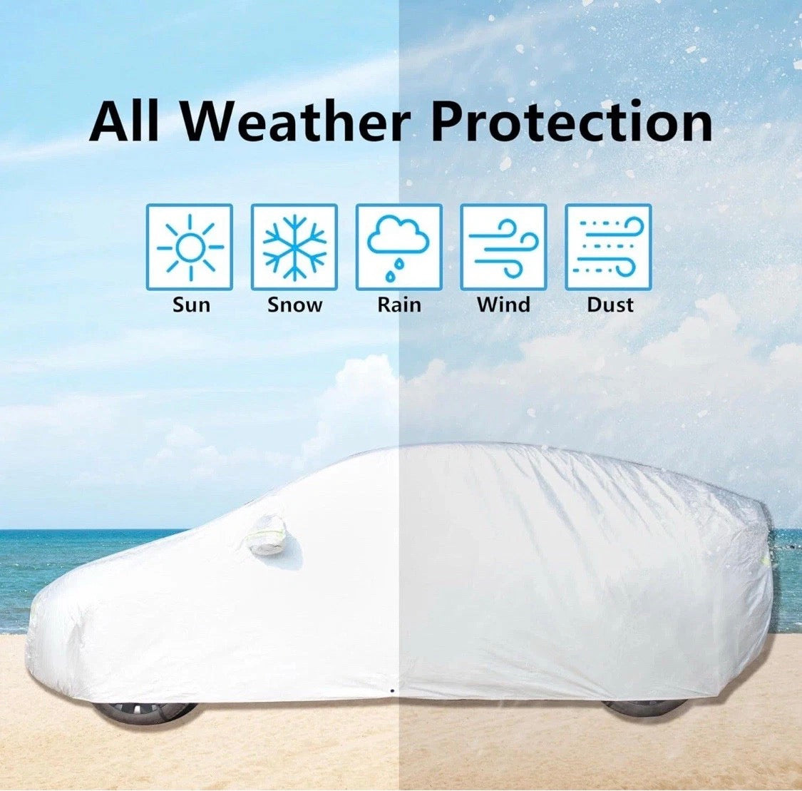 Car Cover for Tesla Model Y - Custom Fit Vehicle Custom Fit Tesla Model Y And S