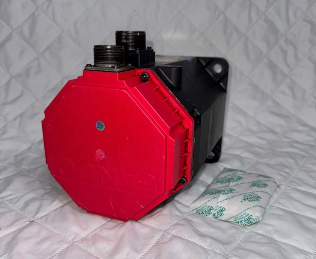 Fanuc A06B-0141-B075 AC MOTOR AC12/2000 1.0 Kw 2.5 A 257V B-65142E