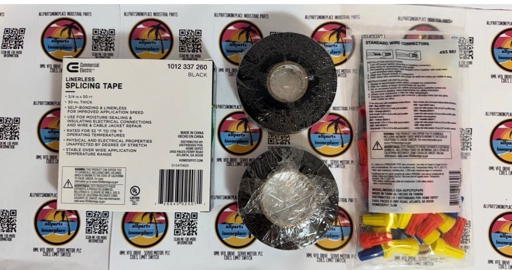 4 Pcs Kit Commercial Electric Linerless Splicing Tape 3/4 I X 30 Ft 30 Mil THICK