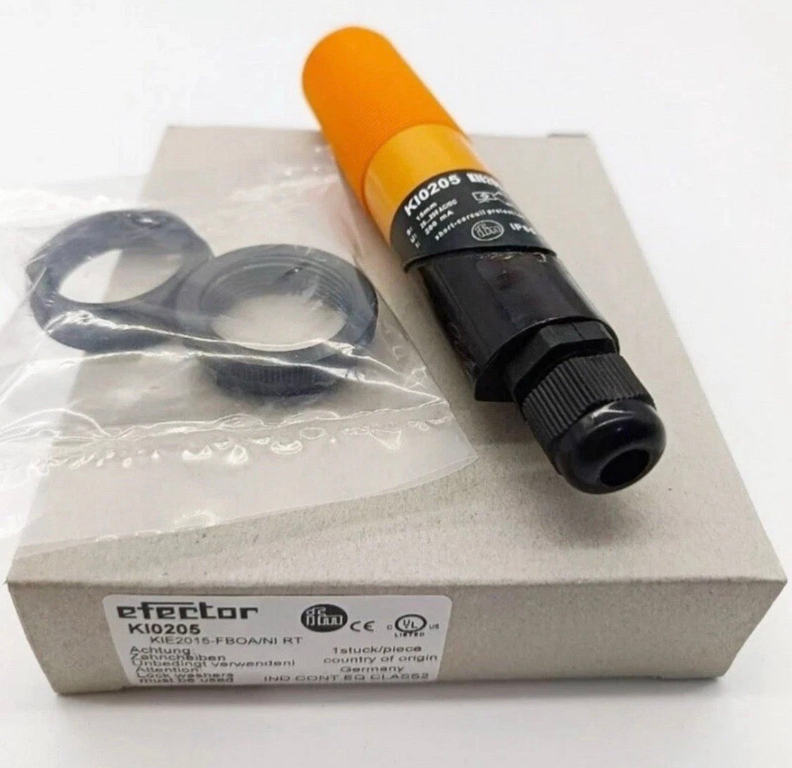 IFM KI0205 PROXIMITY SWITCH SENSOR EFECTOR KIE2015-FBOA/NI RT CAPACITIVE 15MM