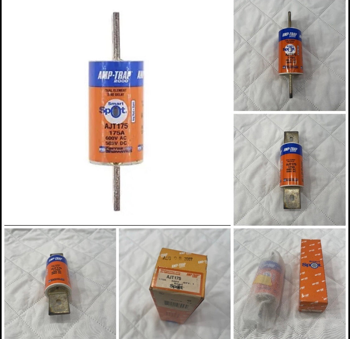 AJT175 - Ferraz Shawmut 175 Amp 600 Volt Low Voltage Fuse Smart Spot Amp Trap