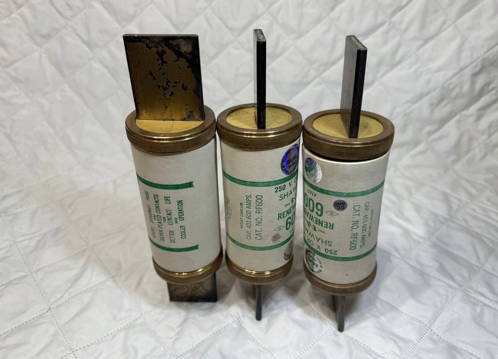 Ferraz Shawmut RF600 600 Amps 90-250 Volts Renewable Fuse CAP. 401-600