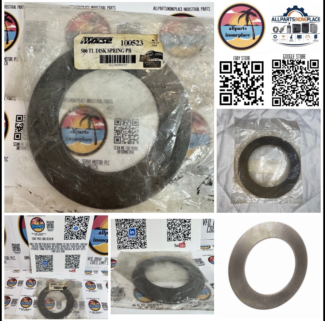 Morse Series 500 TL DISK SPRING PB Disk for Torque Limiter Fast Shipping