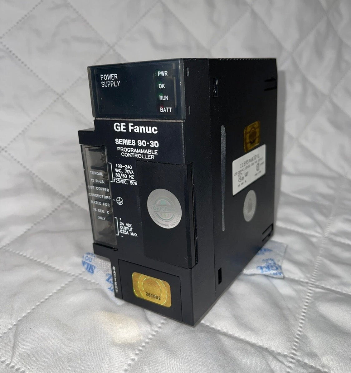 GE Fanuc 90-30 9030  IC693PWR321L Series 90-30 Hi-Capacity Power Supply