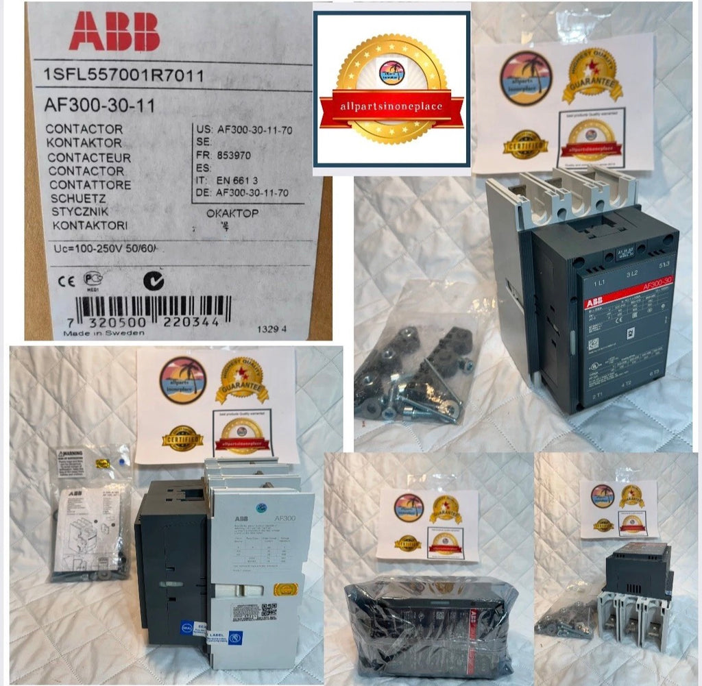 AF300-30-11 ABB 100-250 Volt AC/DC Contactor Refurbished 1SFL557001R7011