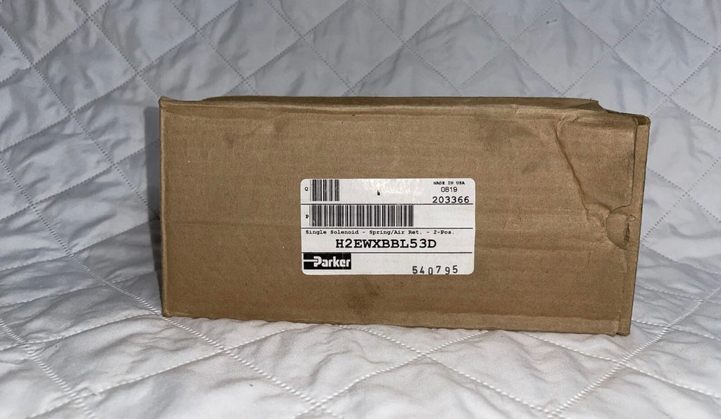 PARKER Single SOLENOID Pring AIR RET 2 POS H2EWXBBL53D 120V 145 Psi