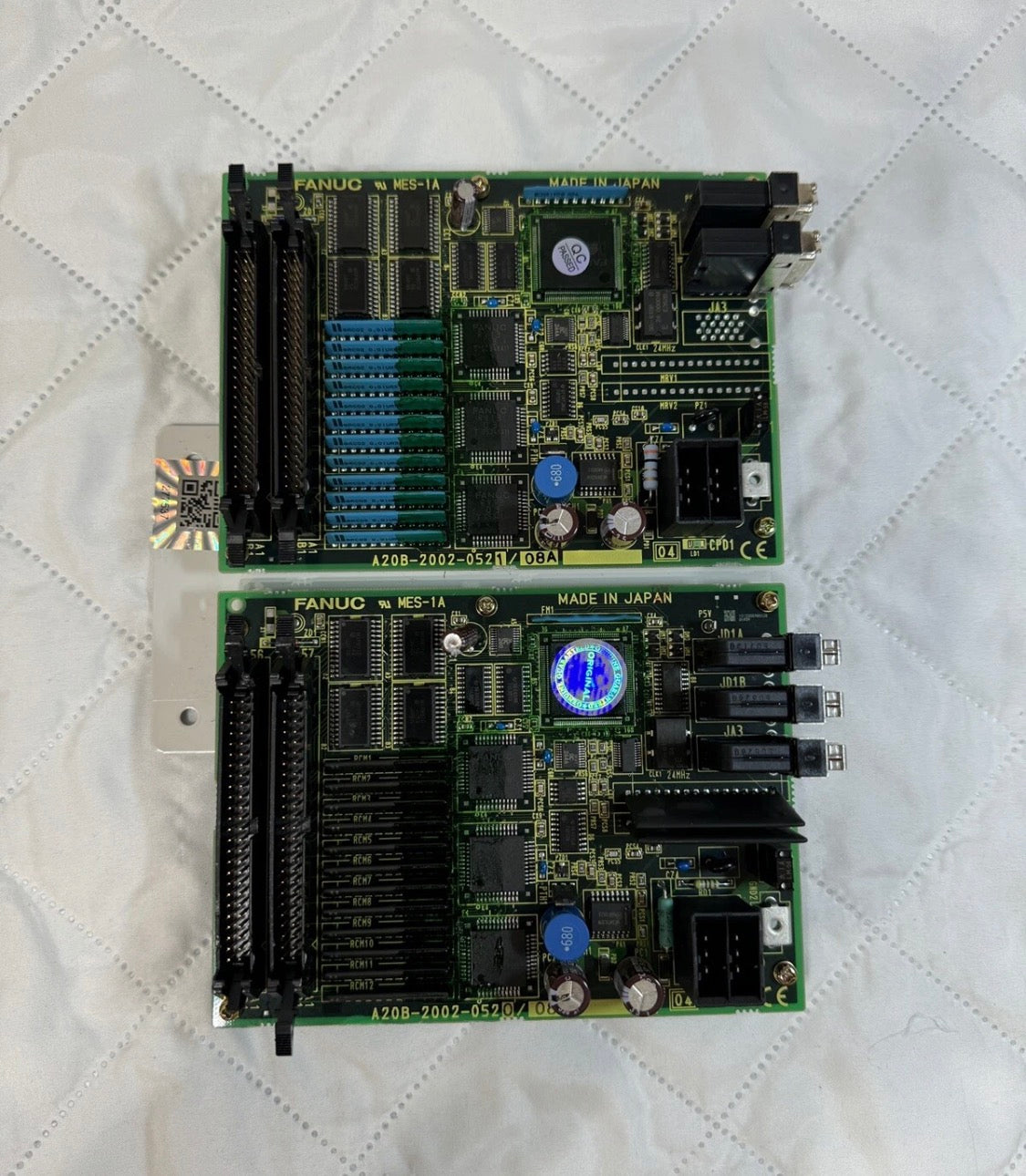 For Fanuc A20B-2002-0520 board Cleaned Tested Sealed & A20B-2002-0521  2 Pcs Kit