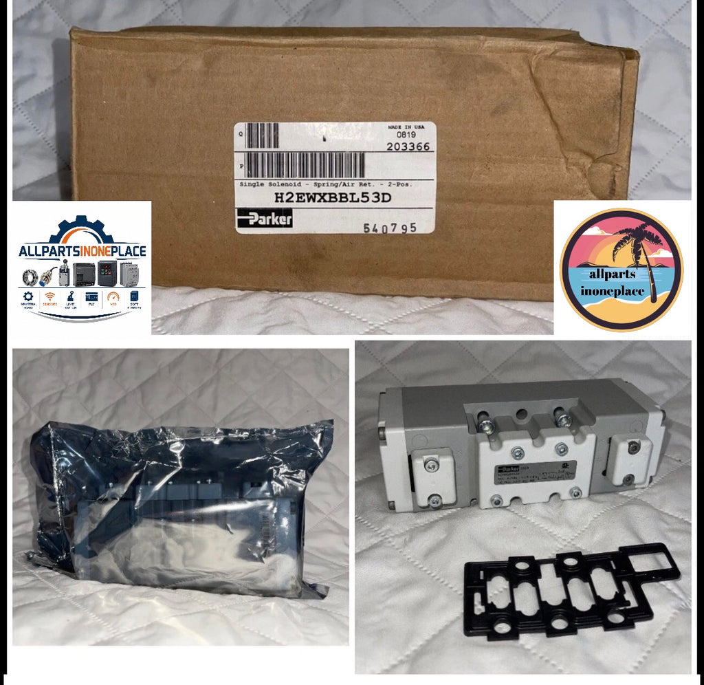 PARKER Single SOLENOID Pring AIR RET 2 POS H2EWXBBL53D 120V 145 Psi