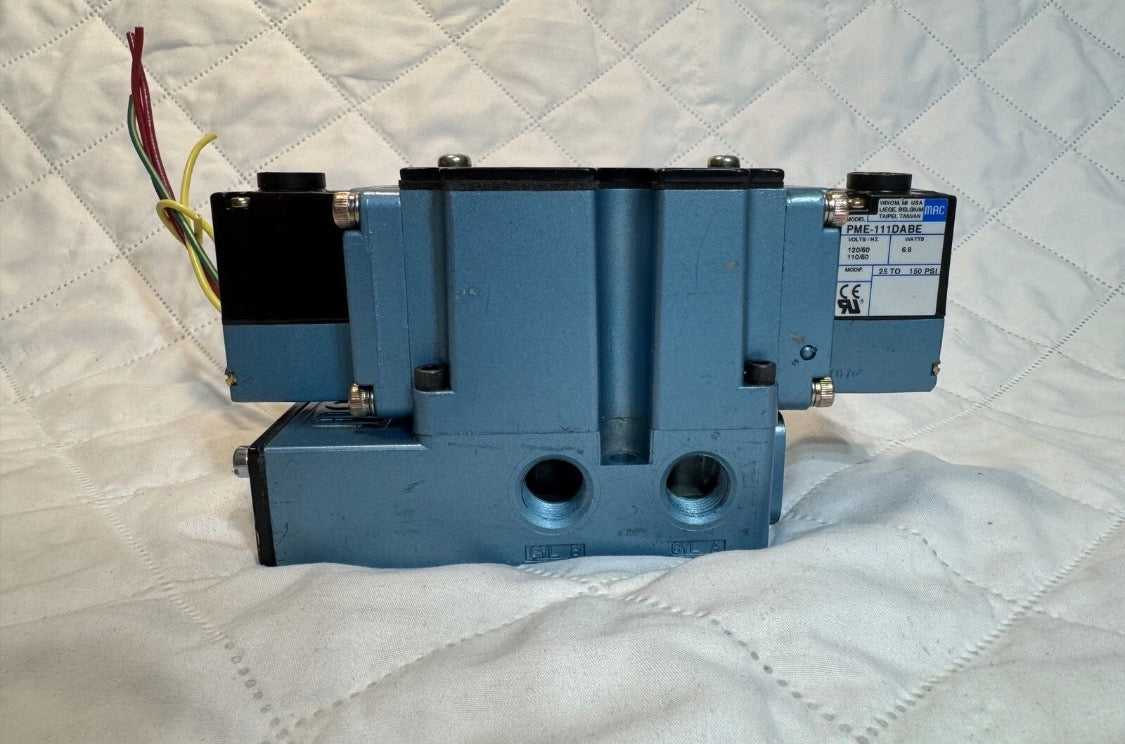 MAC VALVES INC. 6521B-111-PM-111DA VALVE NEUMÁTICS PME-111DABE 120V 6.8 Watts