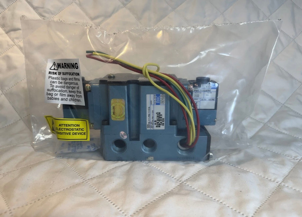 MAC VALVES INC. 6521B-111-PM-111DA VALVE NEUMÁTICS PME-111DABE 120V 6.8 Watts