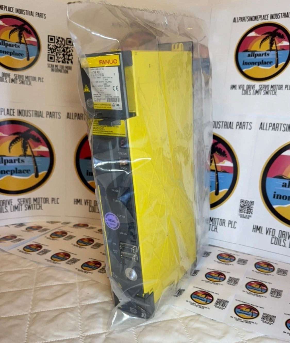FANUC A06B-6117-H104 SER E AISV 40 SERVO AMPLIFIER L M N Axis 13 A B-65282 UL508