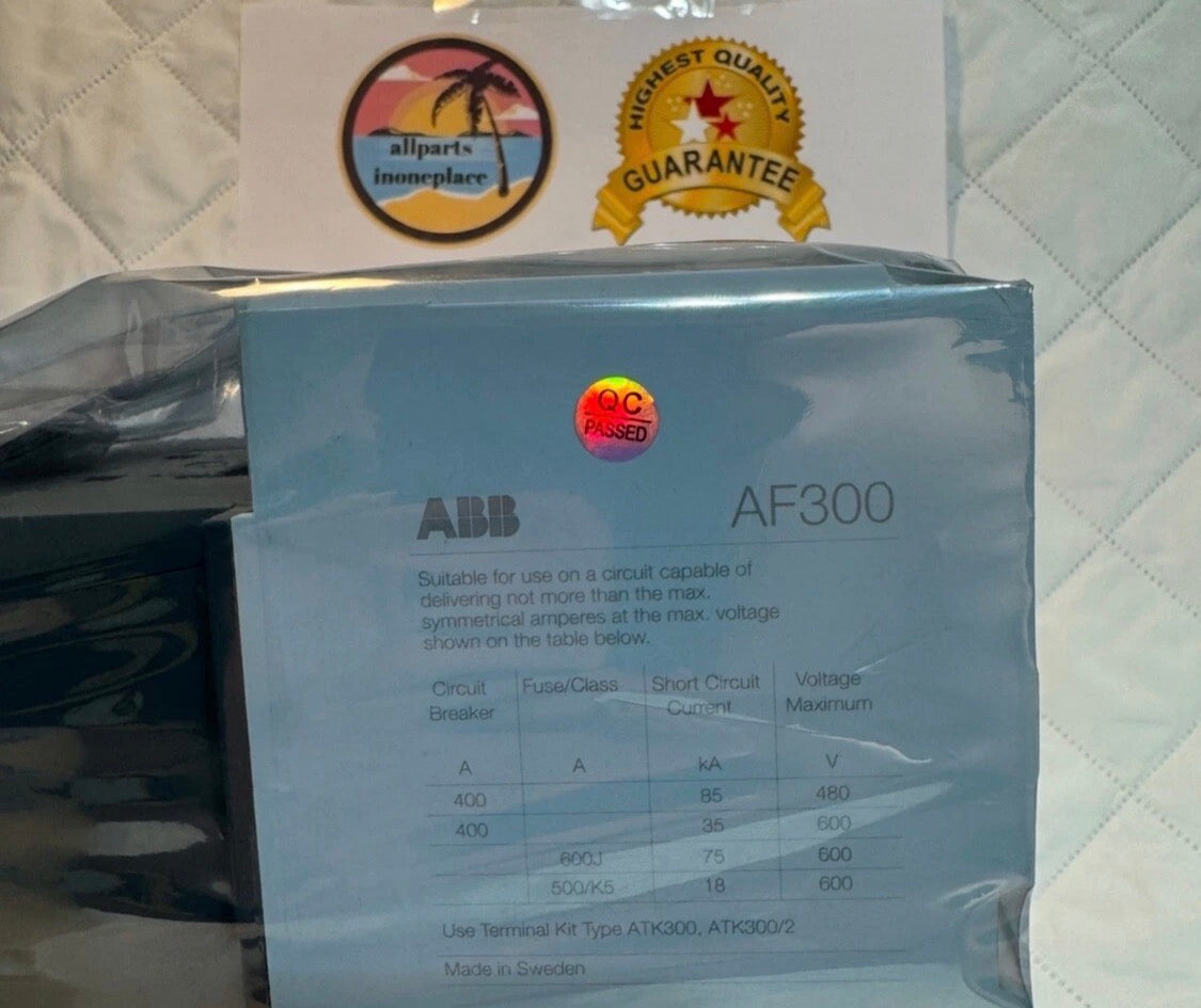 AF300-30-11 ABB 100-250 Volt AC/DC Contactor Refurbished 1SFL557001R7011