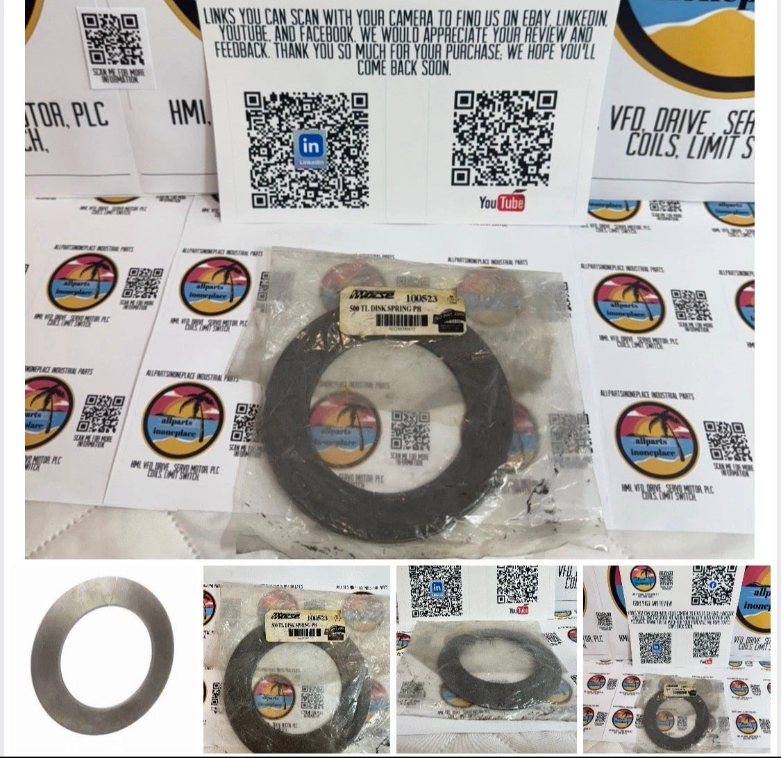 Morse Series 500 TL DISK SPRING PB Disk for Torque Limiter Fast Shipping