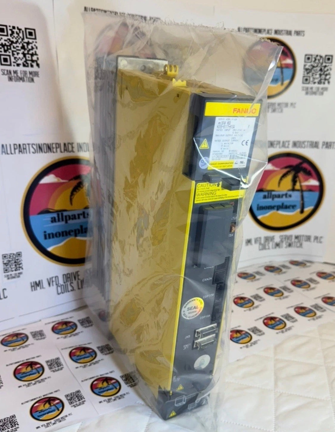 FANUC A06B-6117-H104 SER E AISV 40 SERVO AMPLIFIER L M N Axis 13 A B-65282 UL508