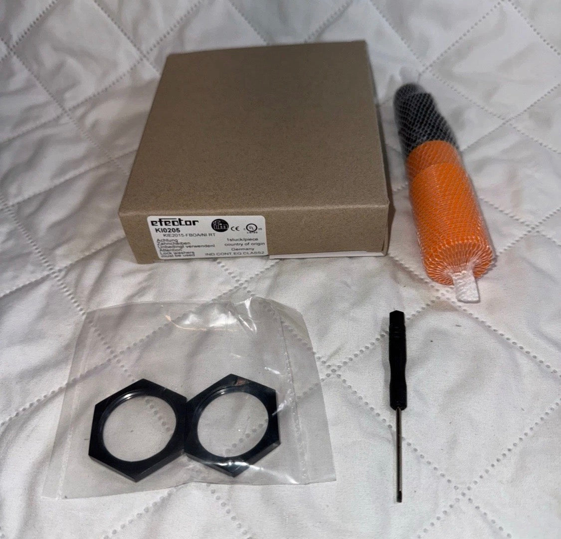 IFM KI0205 PROXIMITY SWITCH SENSOR EFECTOR KIE2015-FBOA/NI RT CAPACITIVE 15MM