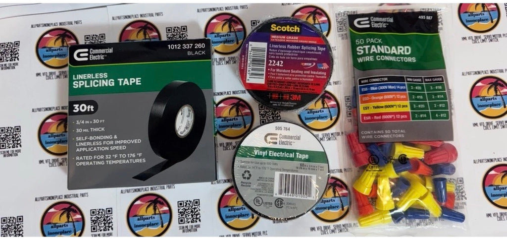 4 Pcs Kit Commercial Electric Linerless Splicing Tape 3/4 I X 30 Ft 30 Mil THICK