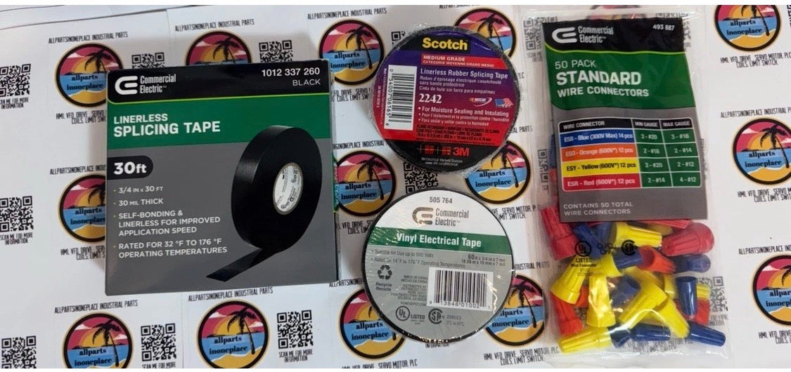 4 Pcs Kit Commercial Electric Linerless Splicing Tape 3/4 I X 30 Ft 30 Mil THICK