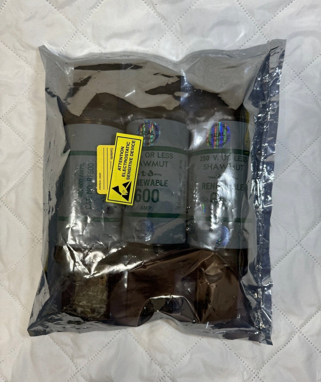 Ferraz Shawmut RF600 600 Amps 90-250 Volts Renewable Fuse CAP. 401-600