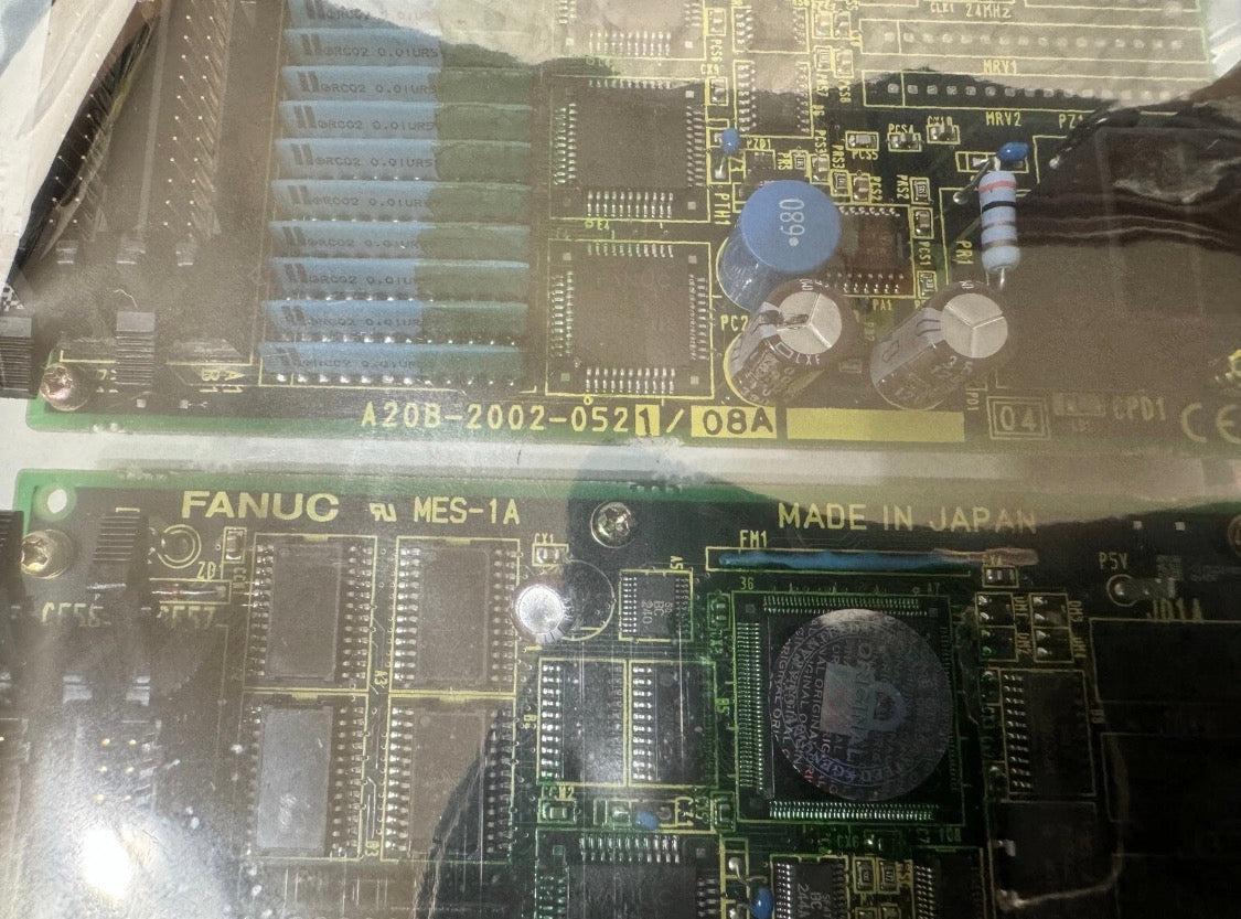 For Fanuc A20B-2002-0520 board Cleaned Tested Sealed & A20B-2002-0521  2 Pcs Kit