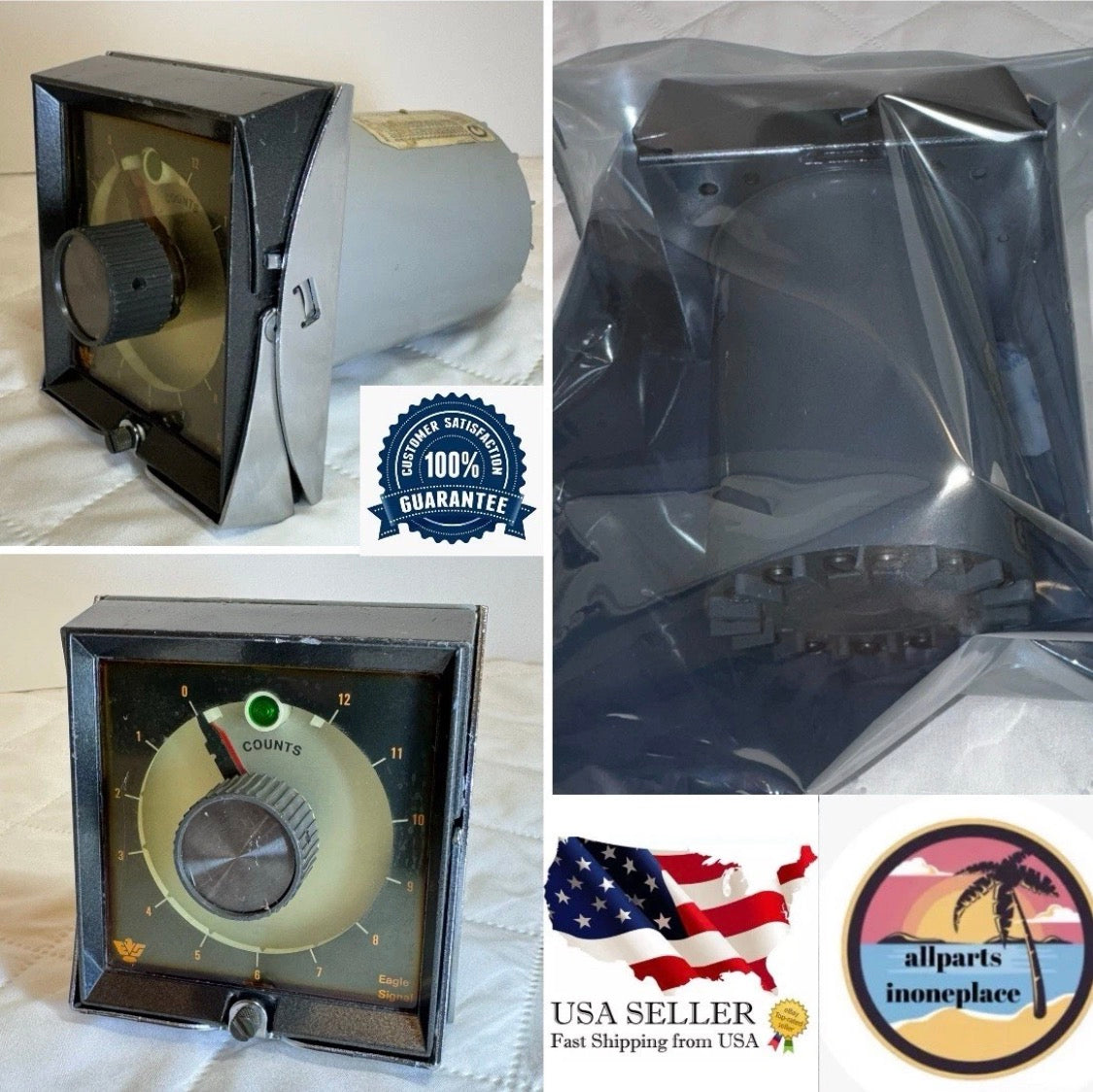 EAGLE SIGNAL CONTROLS TIMERS HZ171A6 UNMP Time Range 0/12 Seconds 120 Vac