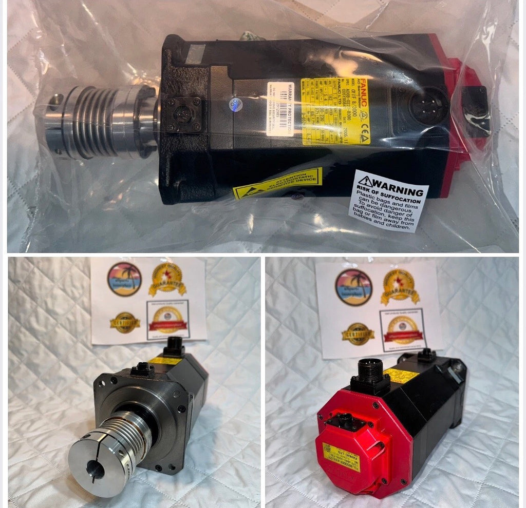 FANUC αiF 8/3000 AC Servo Motor 1.6kW 200-240V 8Nm 3000RPM A06B-0227-B100 #0100