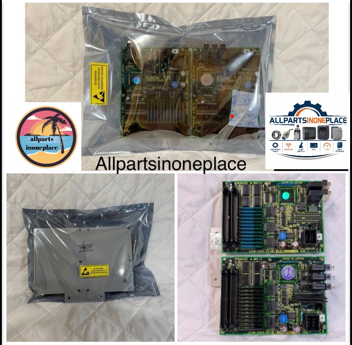 For Fanuc A20B-2002-0520 board Cleaned Tested Sealed & A20B-2002-0521  2 Pcs Kit