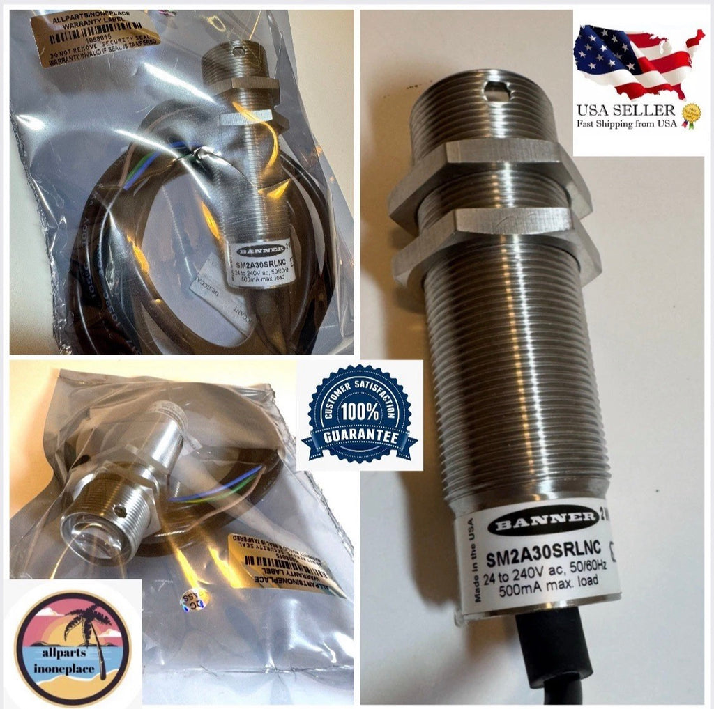 1PC BANNER ENGINEERING SM2A30SRLNC Photoelectric Sensor, Receiver, 150m, 24-240
