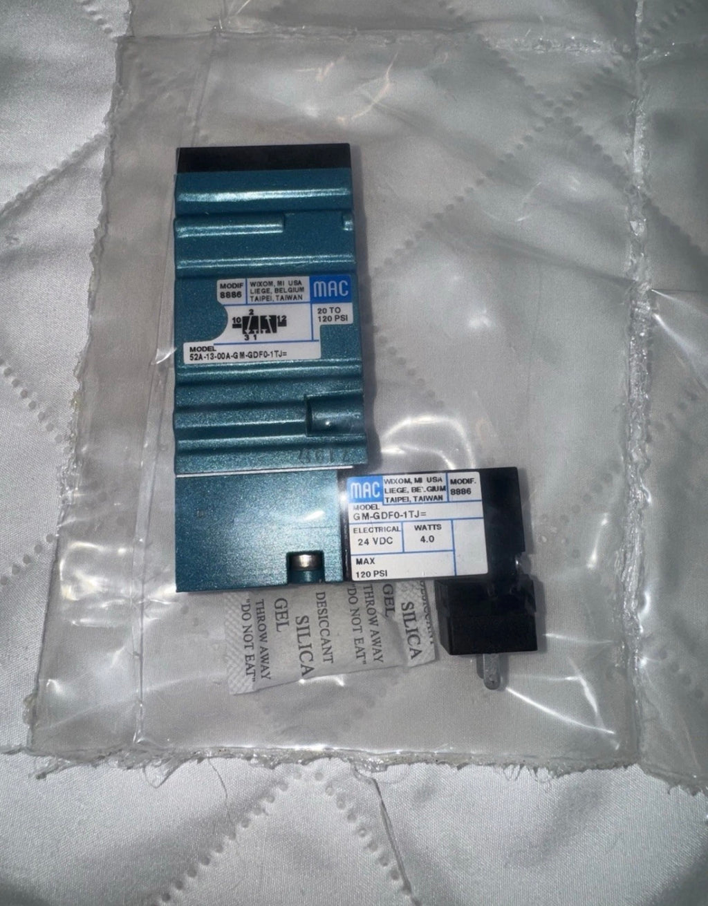 Kit 4 Pcs 52A-13-00A-GM-GDFO-1TJ MAC Solenoid Valve