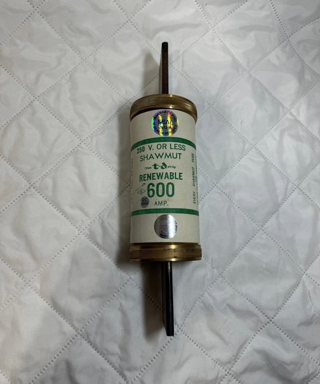Ferraz Shawmut RF600 600 Amps 90-250 Volts Renewable Fuse CAP. 401-600