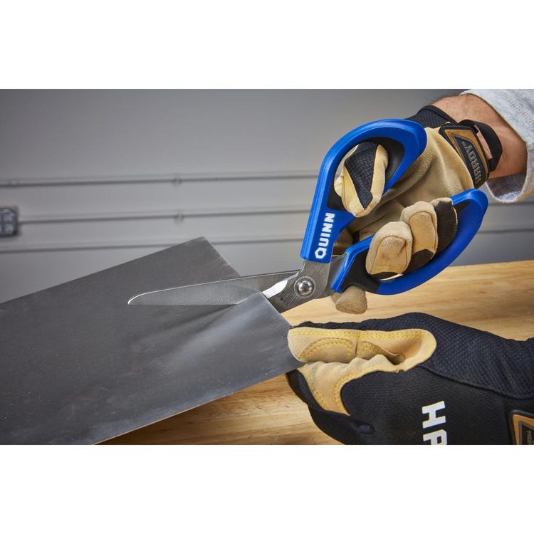 NEW Quinn Jobsite Offset Scissors 4.4" Blade for Landscaping Flooring Roofing